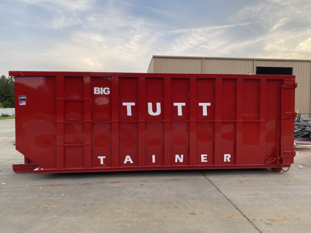 Tutt Contracting team and equipment providing dumpster rental and recycling services across Grovetown, Augusta, and the CSRA