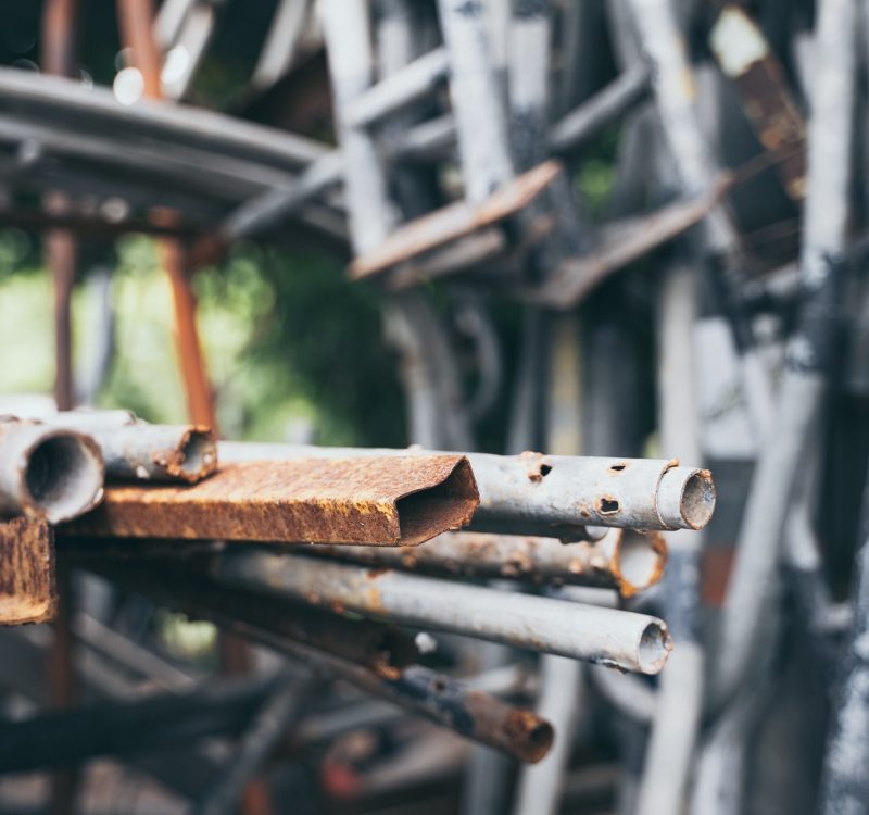 metal scrap for industry waste recycling, iron steel garbage trash